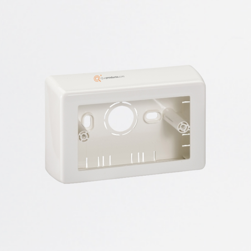Caja Blanca Sobreponer para Toma Sin Tuerca, Ref DXN5011S, Marca Dexson (O)