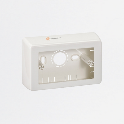 Caja Blanca Sobreponer para Toma Sin Tuerca, Ref DXN5011S, Marca Dexson (O)