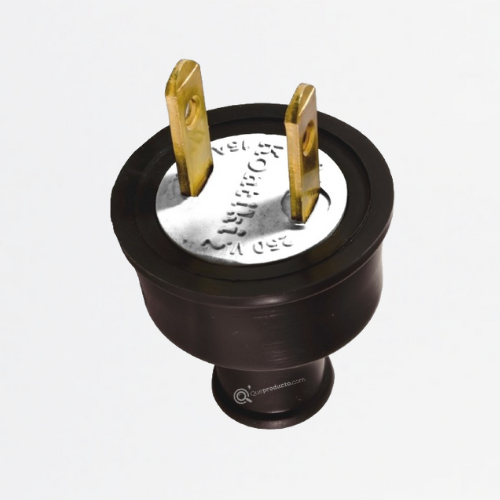 Clavija Domestica 15A, 120-250V, IP20, Ref FC-1, Marca Kontiki (En Stock)