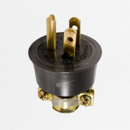 Clavija Industrial 15A Con Polo a Tierra, 120-250V, IP20, Ref FC-3, Marca Kontiki (S)