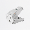 Conector Tipo Bisagra Blanco, 15A 125 V, Nema 5-15 P, Ref 3W102-0WH, Marca Leviton (O)
