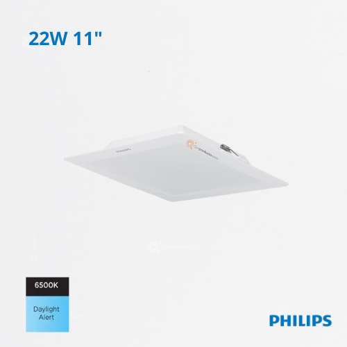 LED Panel Cuadrado DN058B LED20 22W, Incru 11", 6500K, 2000 lm, 110-240V, Ref 911401803888, Philips (Bajo Pedido)