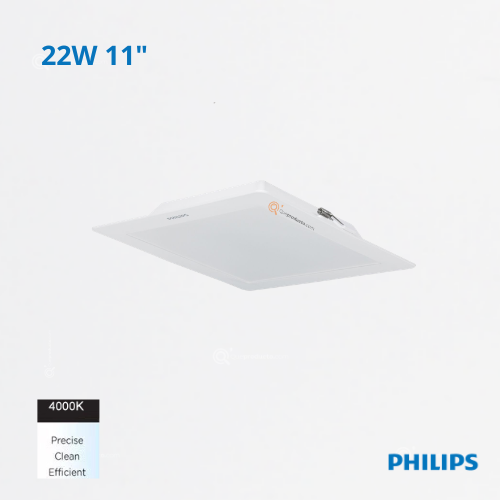 LED Panel Cuadrado DN058B LED20 22W, Incru 11", 4000K, 2000 lm, 110-240V, Ref 911401803788, Philips (Bajo Pedido)