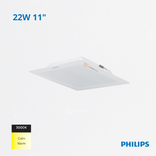 LED Panel Cuadrado DN058B LED20 22W, Incru 11", 3000K, 1860 lm, 110-240V, Ref 911401803688, Philips (Bajo Pedido)