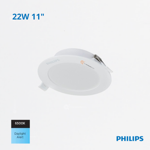 LED Panel Redondo DN058B LED20 22W, Incru 11", 6500K, 2000 lm, 110-240V, Ref 911401803588, Philips (Bajo Pedido)