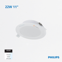 LED Panel Redondo DN058B LED20 22W, Incru 11", 4000K, 2000 lm, 110-240V, Ref 911401803488, Philips (Bajo Pedido)