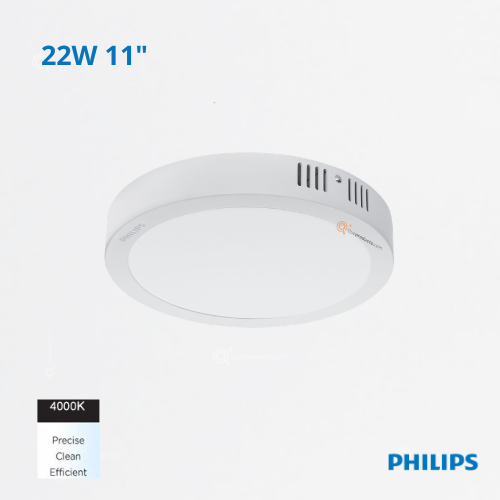 LED Panel Redondo DN058C LED20 22W, S/Pon 11", 4000K, 2000 lm, 110-240V, Ref 911401804088, Philips (Bajo Pedido)