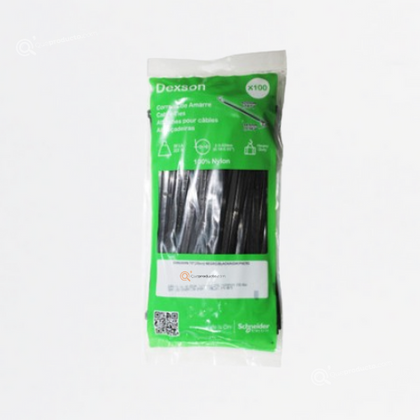 Amarre Dexson T8 Negro (20cmx0.46cm)x100 TP, Ref DXN3008N, Marca Dexson (O)