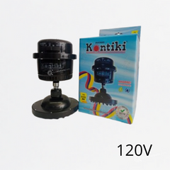 Ducha Eléc. Salón de Belleza, 33A, Selec. Manual 3 Tem, Racor, 120 V, Ref K095-RG, Marca Kontiki (O)