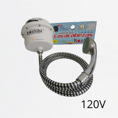 Ducha Eléc. Salón de Belleza, 33A, Selec. Manual 3 Tem, Racor, 120 V, Ref K095-TL, Marca Kontiki (O)