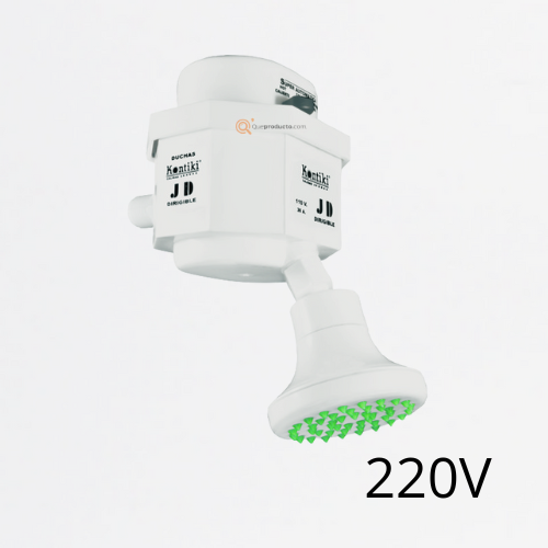 Ducha Eléctrica Dirigible, 16A, Selector Manual 3 Temp, IP44, 220 V, Ref K-003, Marca Kontiki (S)