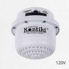 Ducha Eléctrica Tradicional, 33A, Selector Manual 3 Temp, IP44, 120 V, Ref K-102, Marca Kontiki (S)