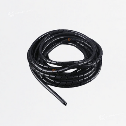 Espiral Enrutador de Cables Negro 3/8