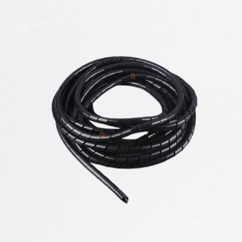 Espiral Enrutador de Cables Negro 1" (25 mm), RolloX10m, Ref FN25, Marca Adler (Bajo Pedido)
