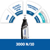 Mototool 3000, Con 10 Accesorios, 110V, Ref F0133000PA, Marca Dremel (O)
