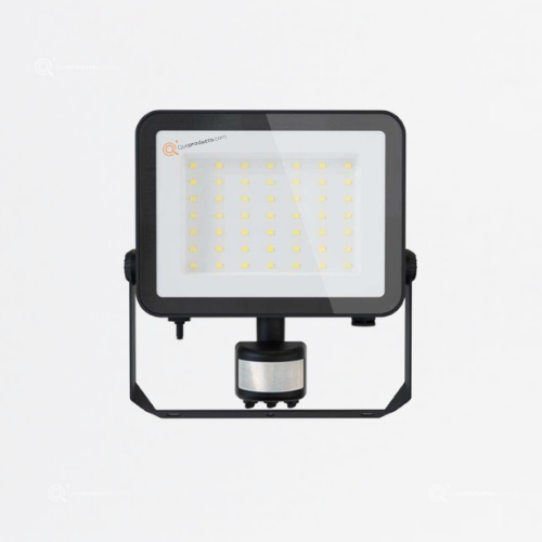 LED Reflector FLOOD L SENSOR. Negro 50W, 5000K, 4750 lm, IP65, 100-277V, Ref 7021009, Ledvance (Bajo Pedido)