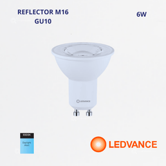 LED Spot 6W GU10, MR16, 6500K, 550lm, 36G, IRC 80, 100-240V, Ref 7023502, Ledvance-Osram (Bajo Pedido)