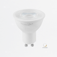 LED Spot 7W GU10, MR16, 3000K, DIM, 600 lm, 100-127V, Ref GU10D-LED/001/30, Marca Tecnolite (Bajo Pedido)