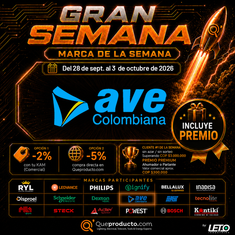 Gran Semana QueProducto.com - Semana 10 AVE Colombiana