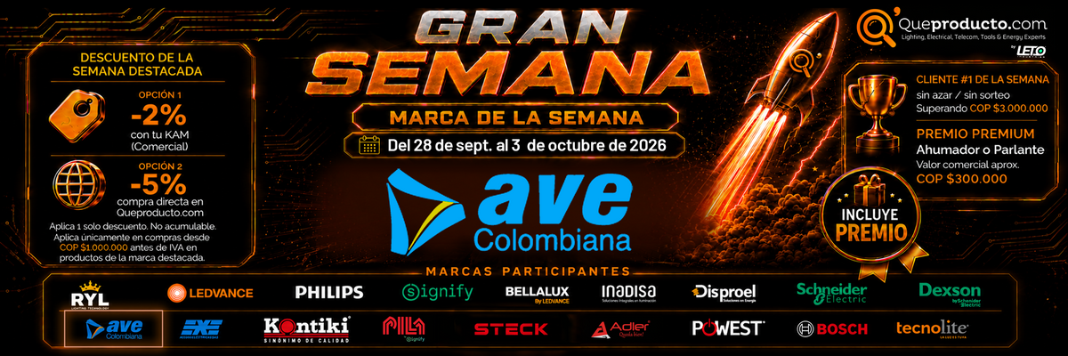 Gran Semana QueProducto.com - Semana 10 AVE Colombiana banner