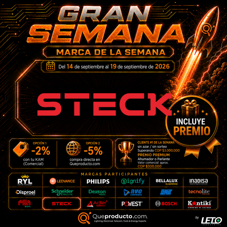 Gran Semana QueProducto.com Semana 8 Steck 14 al 19 de septiembre de 2026
