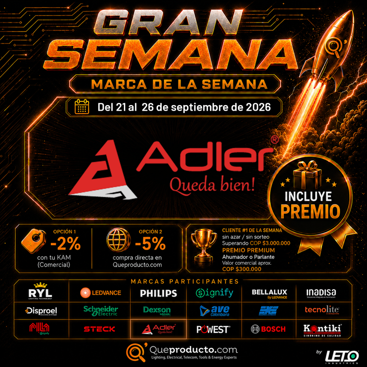 Gran Semana QueProducto.com Semana 9 Adler 21 al 26 de septiembre de 2026