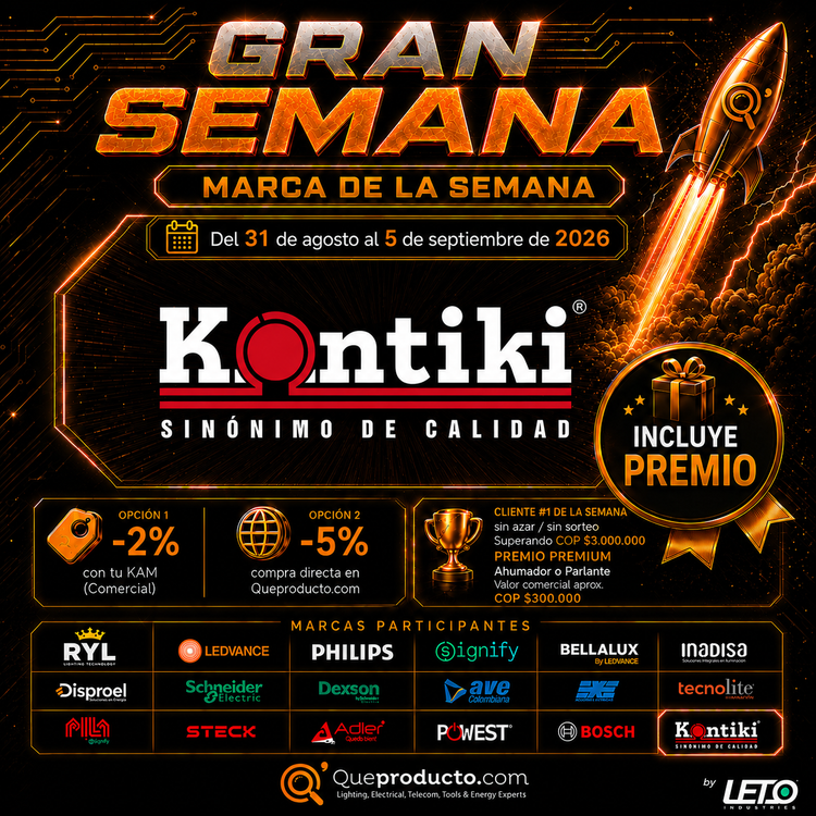 Gran Semana QueProducto.com - Kontiki - del 31 de agosto al 5 de septiembre de 2026