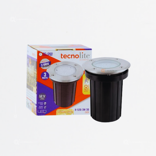 LED Bala Sumergible Integrada DIJON, 3W, 3000K, 150 lm, IP68, 12V, Ref H-520/3W/30, Marca Tecnolite (Bajo Pedido)