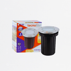 LED Bala Sumergible Integrada DIJON, 3W, 3000K, 150 lm, IP68, 12V, Ref H-520/3W/30, Marca Tecnolite (Bajo Pedido)