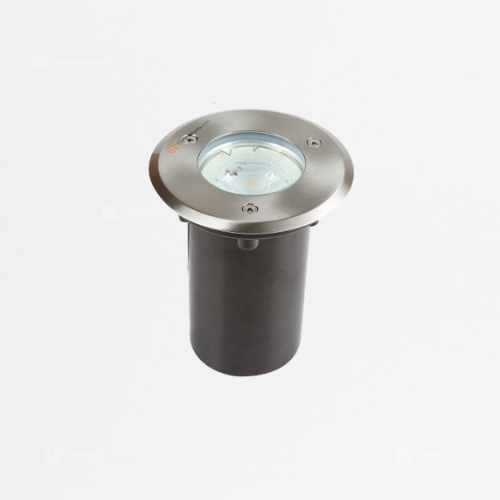 Chasis Bala Piso Satin COIMBRA 50W max, base GU10, IP65, 100-240V, Ref H-600/S, Marca Tecnolite (Bajo Pedido)