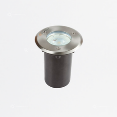 Chasis Bala Piso Satin COIMBRA 50W max, base GU10, IP65, 100-240V, Ref H-600/S, Marca Tecnolite (Bajo Pedido)