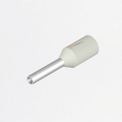 Terminal tubular, Estándar, 8mm, 6mm, blanco, H0,5/12D W, Ref 9019000000, Marca WeidMüller (Bajo Pedido)