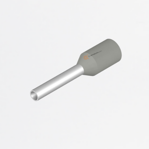 Terminal tubular, Estándar, 10 mm, 8 mm, gris, H0,75/14D GR SV, Ref 9019410000, Marca WeidMüller (Bajo Pedido)