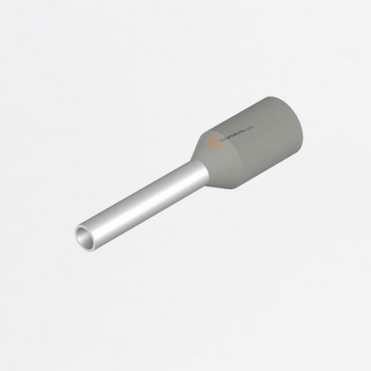 Terminal tubular, Estándar, 10 mm, 8 mm, gris, H0,75/14D GR SV, Ref 9019410000, Marca WeidMüller (O)