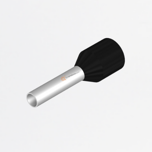 Terminal tubular, Estándar, 10 mm, 8 mm, negro, H1,5/14DS SW, Ref 9025240000, Marca WeidMüller (Bajo Pedido)