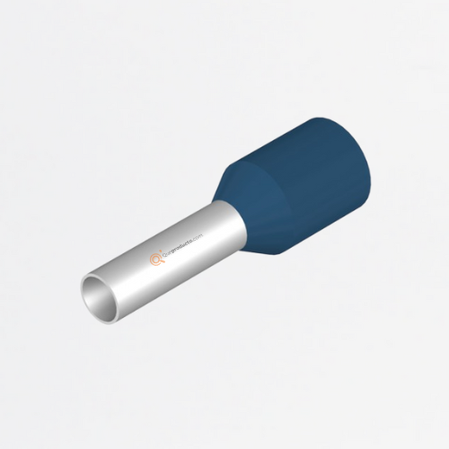 Terminal tubular, Estándar, 10 mm, 8 mm, azul, H2,5/15 BL SV, Ref 9026100000, Marca WeidMüller (Bajo Pedido)