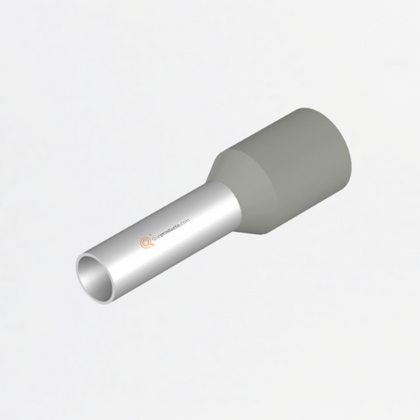 Terminal tubular, Estándar, 12 mm, 10 mm, gris, H4,0/18 GR SV, Ref 9026010000, Marca WeidMüller (O)