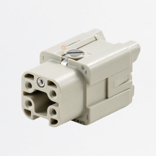 HDC - Conector, Hembra, 400 V, 16 A, Número de polos: 4, Ref 1498400000, Marca WeidMüller (Bajo Pedido)