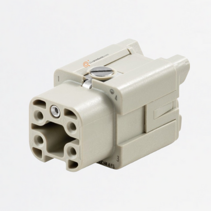 HDC - Conector, Hembra, 400 V, 16 A, Número de polos: 4, Ref 1498400000, Marca WeidMüller