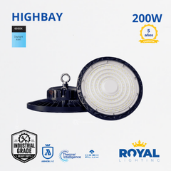LED HighBay 200W, 6500K, 26000 lm, 110G, IP65, IRC 80, 100-270V, Marca Royal Lighting (En Stock) X1 Punto