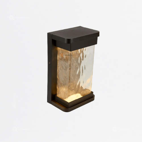 LED Aplique Integrado Muro CRUX BURBUJA, 16W, 3000K, 800 lm, IP44, Ref HLED-201/N, Marca Tecnolite (Bajo Pedido)