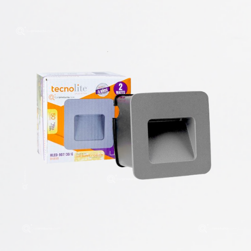 LED Luminaria BHARANI Deco Cortesía 2W, 3000K, 50 lm, IP65, Ref HLED-907/30/G, Marca Tecnolite (Bajo Pedido)