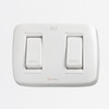 Interruptor Doble Conmutable sobreponer 6A, Ref DUE 12022, Marca DUE-EXE (O)