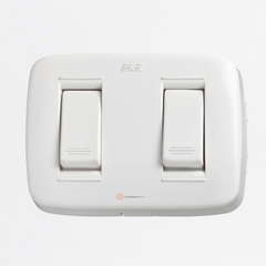 Interruptor Doble sobreponer 6A, Ref DUE 12011, Marca DUE-EXE (S)