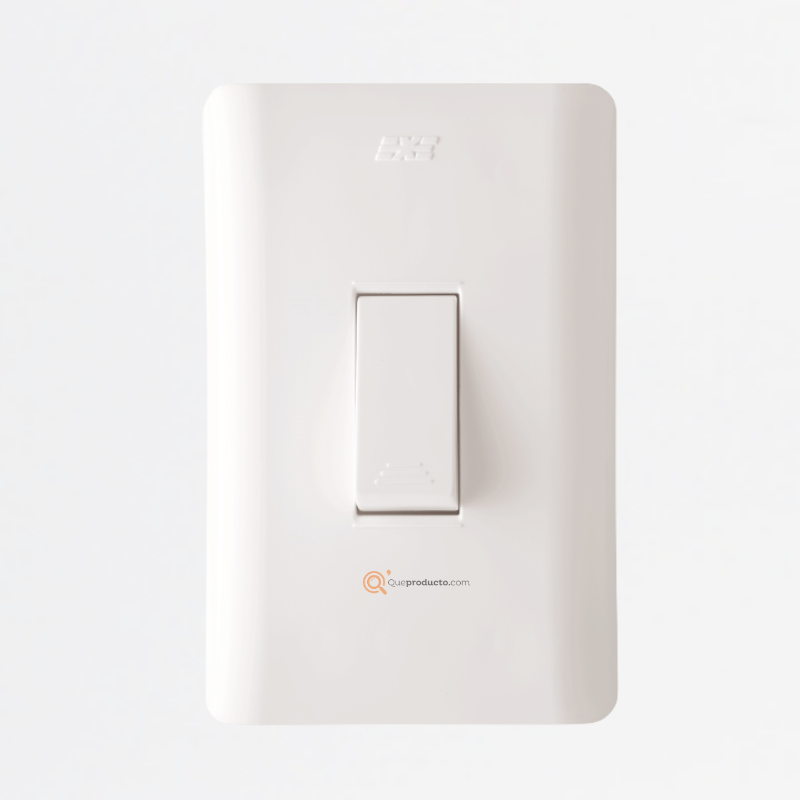 Interruptor Sencillo 15A-10A, 110-220V, Ref 15001, Marca DUOMO-EXE (S)