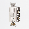 Interruptor Toma GFCI Blanco, 15A Ref GFSW1-W, Marca Leviton (O)