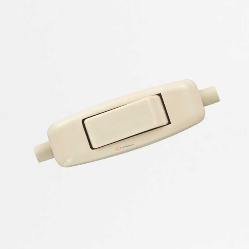 Interruptor de Paso 10A Marfil, 120-220V, Ref 182, Marca EXE (S)