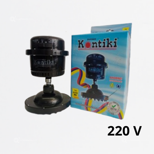 Ducha Eléc. Salón de Belleza, 33A, Selec. Manual 3 Tem, Racor, 220 V, Ref K094-RG, Marca Kontiki (Bajo Pedido)