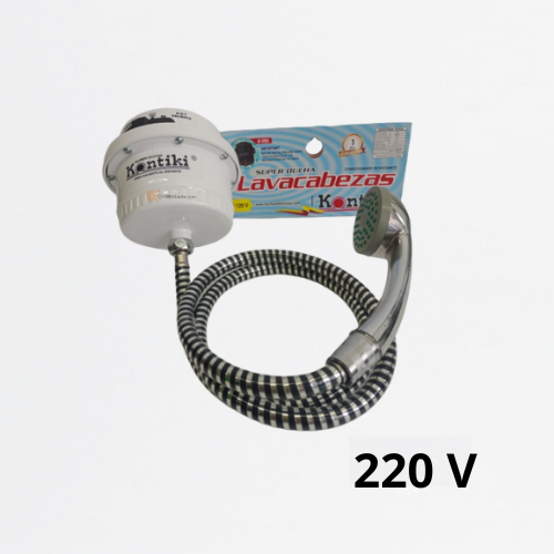Ducha Eléc. Salón de Belleza, 33A, Selec. Manual 3 Tem, Racor, 220 V, Ref K094-TL, Marca Kontiki (Bajo Pedido)