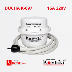 Ducha Eléctrica Tradicional, 16A, Automática con Manguera, IP44, 220 V, Ref K-097, Marca Kontiki (Bajo Pedido)